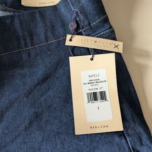 NYDJ Lift Tuck Dark Indigo Pull-On Jeans